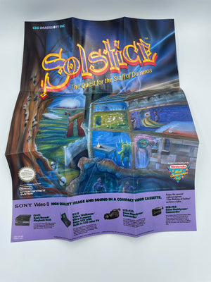 Solstice (NES) - CIB w/ Poster